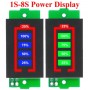 aafaqasia Lithium Battery Capacity Indicator Module 1S-8S 3.7V Lithium Battery Capacity Indicator Module 1S-8S 3.7V