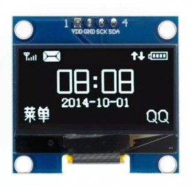aafaqasia OLED Display 1.3 inch Module White/Blue 128X64 SPI/IIC I2C OLED Display 1.3 inch Module White/Blue 128X64 SPI/IIC I2C