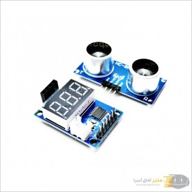 aafaqasia HC-SR04 SR04 Ultrasonic Sensor Measuring Distance Sensor LED Display Module HC-SR04 SR04 Ultrasonic Sensor Measuring D