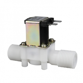 aafaqasia Solenoid Valve NC 1/2" 3/4" Male Thread 220V AC/12V DC Magnetic Water Controller Solenoid Valve NC 1/2" 3/4" Male Thre