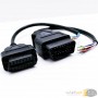aafaqasia OBD2 16Pin Male Female Plug Connector Auto Scanner Cables OBDII 16Pin OBD2 16Pin Male Plug Connector Auto Scanner Cabl