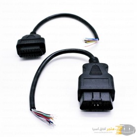 aafaqasia OBD2 16Pin Male Female Plug Connector Auto Scanner Cables OBDII 16Pin OBD2 16Pin Male Plug Connector Auto Scanner Cabl