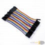 aafaqasia 40x Jumper Wire Dupont 10CM Cable Male-Male / Female-Male / Female-Female 40x Jumper Wire DuPont 10CM Cable Male-Male 