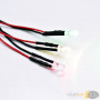 aafaqasia 10x Pre-Wired LED 5mm Warm White Red Green Light Diode Lamp Bulb 10x Pre-Wired LED 5mm Warm White Red Green Light Diod