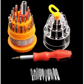 aafaqasia Screwdriver Multi-functional Set 31-in-1 Hand Tool Kit Screwdriver Multi-functional Set 31-in-1 Hand Tool Kit
