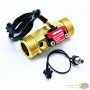 aafaqasia YF-B6 Brass Water Flow Sensor with Temperature Sensor G3/4 DC 5V 1-30L/min YF-B6 Brass Water Flow Sensor with Temperat