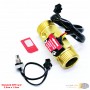 aafaqasia YF-B6 Brass Water Flow Sensor with Temperature Sensor G3/4 DC 5V 1-30L/min YF-B6 Brass Water Flow Sensor with Temperat