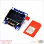 aafaqasia OLED Display 0.96 Inch Yellow Blue I2C Serial 128x64 Resolution Display 0.96 Inch Yellow Blue I2C Serial Self-Luminous