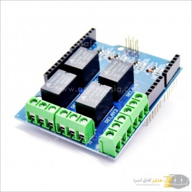 aafaqasia Relay 4 Channel 5v Shield Module for Arduino UNO R3 4 Channel 5v Relay Shield Module for Arduino UNO R3

Standard for 