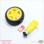 aafaqasia Tire Wheel + DC 3-6v Gear Motor Smart Car Robot Tire Wheel with DC 3-6v Gear Motor

Parameter Operating voltage: 3V ~ 