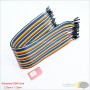 aafaqasia 40x Jumper Wire Dupont 30CM Cable Male-Male / Female-Male / Female-Female 40x Jumper Wire Dupont 30CM Cable Male-Male 
