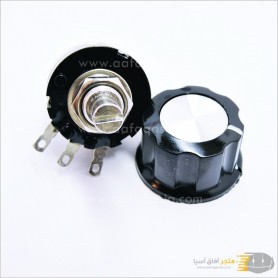 aafaqasia RV24YN20S Speed Regulator Carbon Potentiometer 1K 2K 5K 10K 20K 50K 100K 200K 500K 1M ohm with A03 knob RV24YN20S Spee