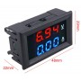 aafaqasia Voltmeter Ammeter DC 100V 10A Blue + Red LED Amp Dual Digital Voltmeter Ammeter DC 100V 10A Blue + Red LED Amp Dual Di